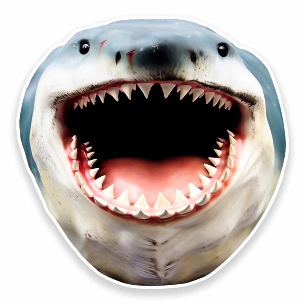 2 x Great White Shark Vinyl Sticker #9632