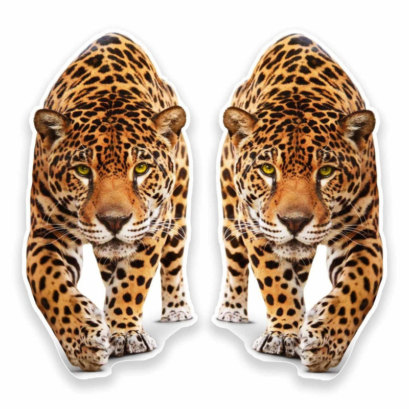 2 x Jaguar Panther Vinyl Sticker