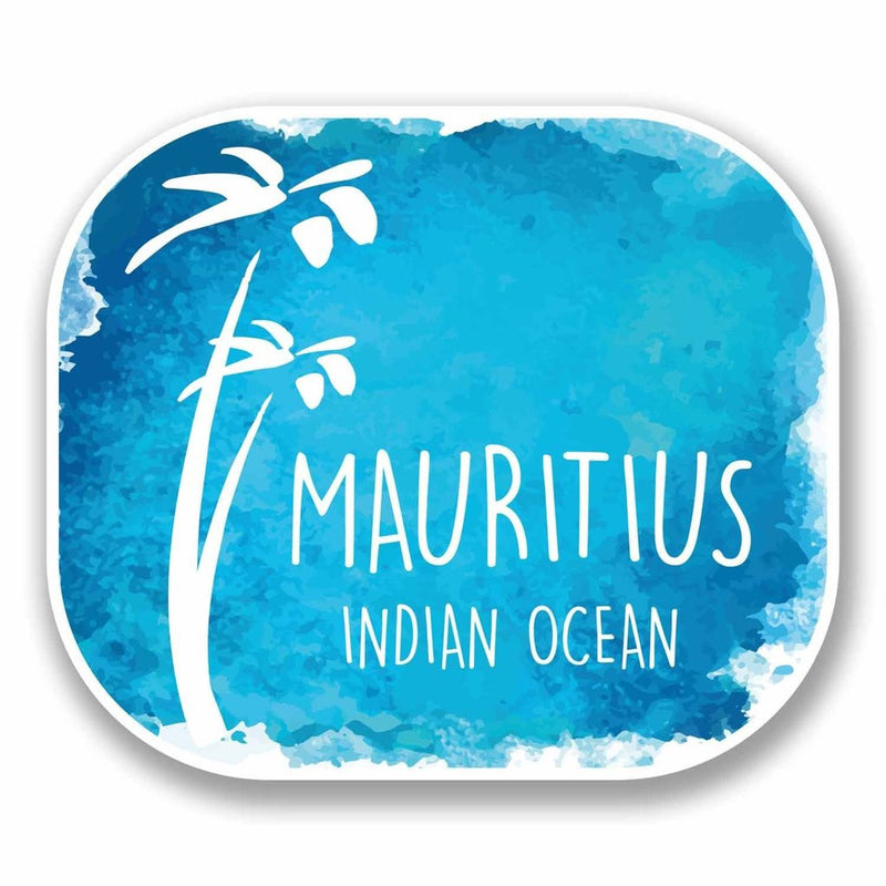 2 x Mauritius Vinyl Sticker