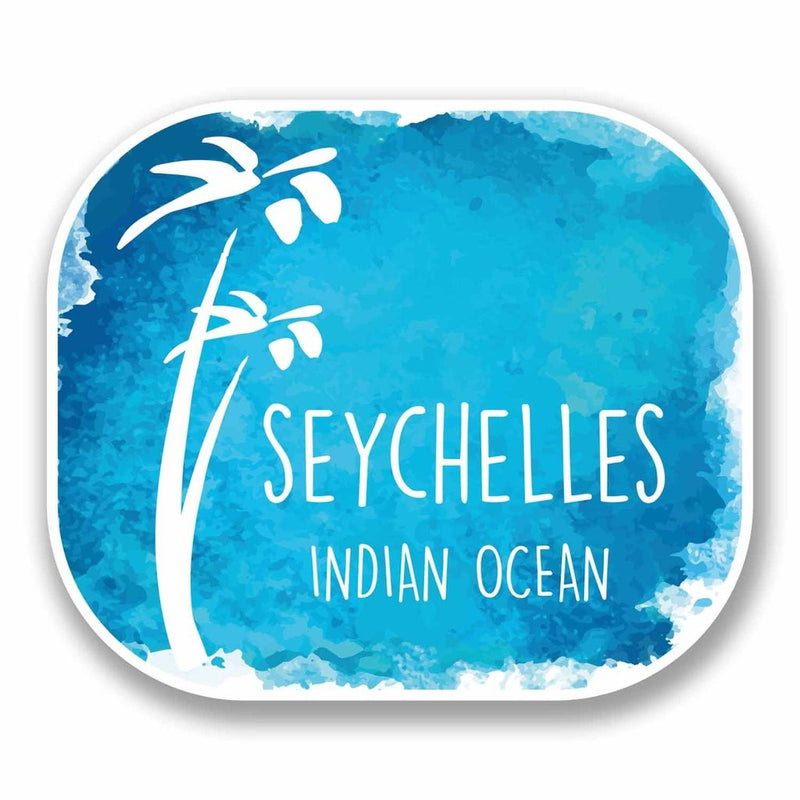 2 x Seychelles Vinyl Sticker