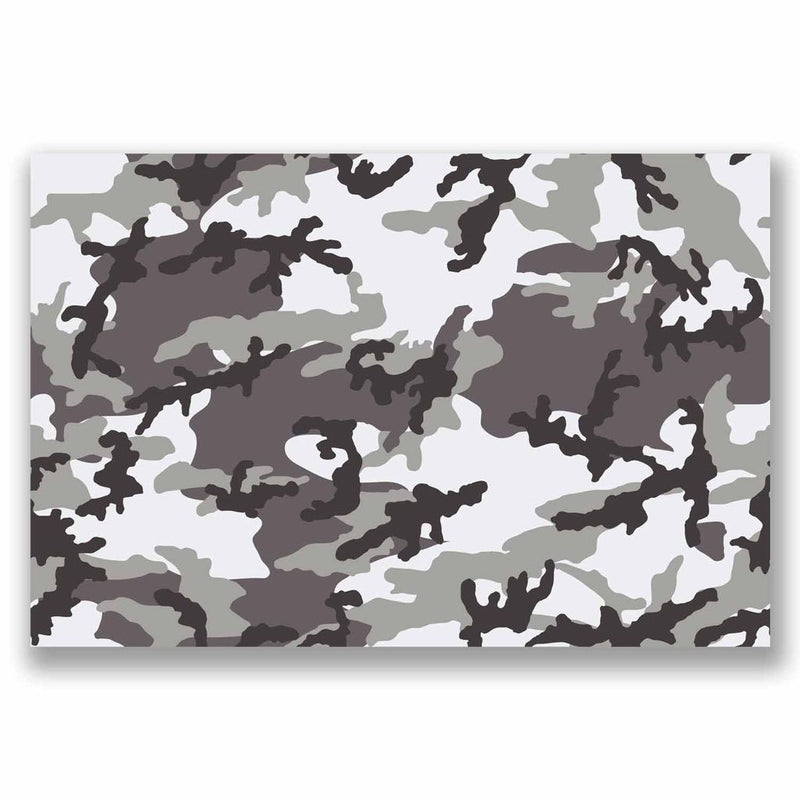 A4 Sheet Camo Sticker Bomb Vinyl Wrap Car Bike Laptop Army Camouflage Cool