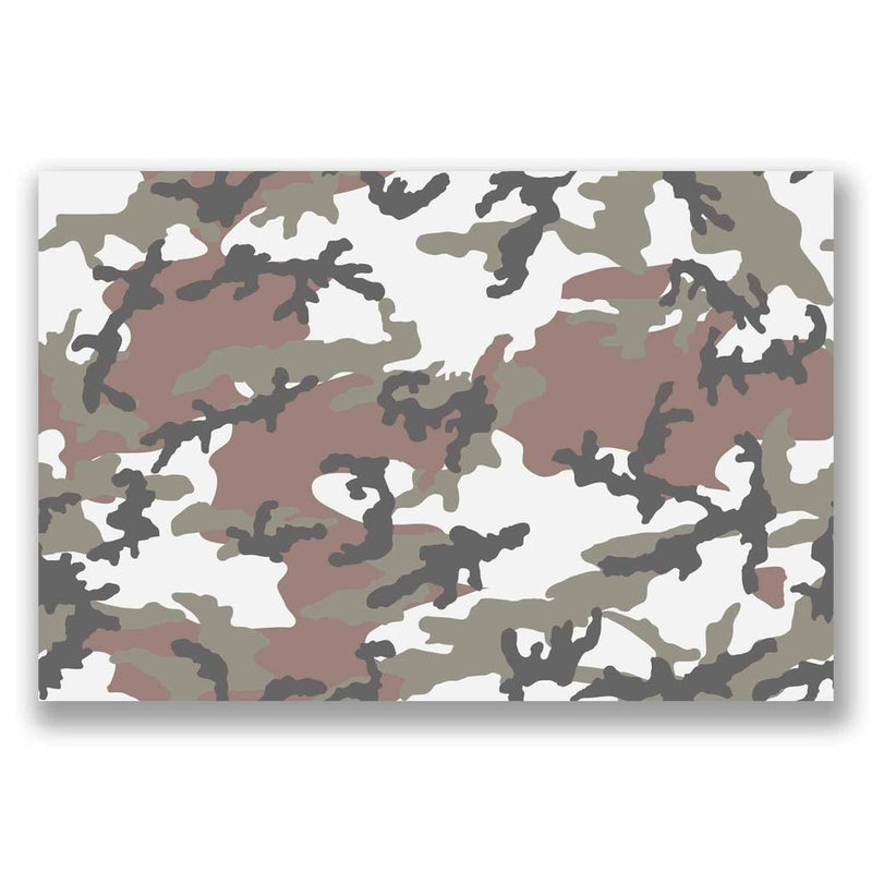 A4 Sheet Camo Sticker Bomb Vinyl Wrap Car Bike Laptop Army Camouflage Cool