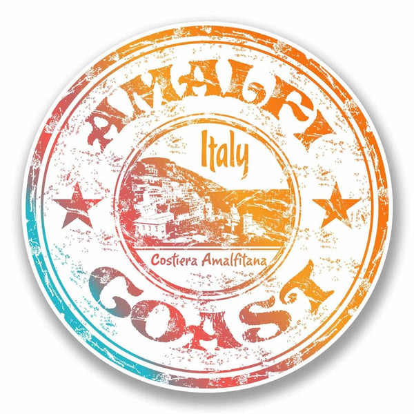 2 x Amalfi Coast Italy Vinyl Sticker #9703