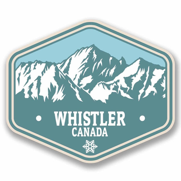 2 x Whistler Canada Vinyl Sticker #9771