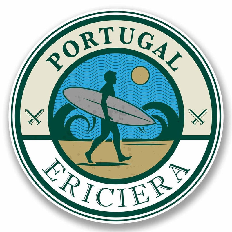 2 x Ericiera Portugal Vinyl Sticker