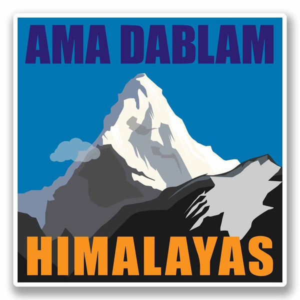 2 x Ama Dablam Himalayas Vinyl Sticker #9802