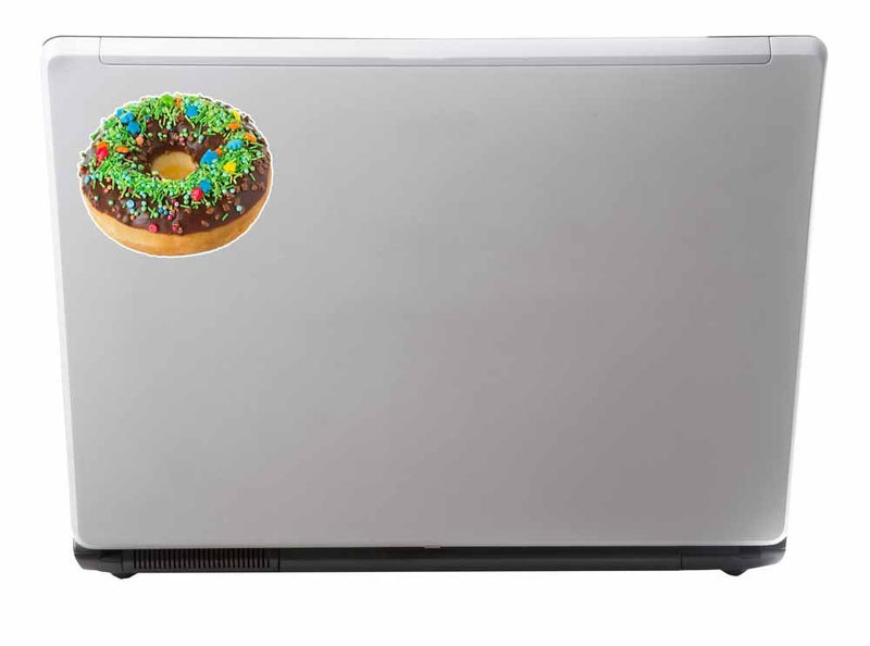 2 x Chocolate Sprinkle Doughnut Vinyl Sticker