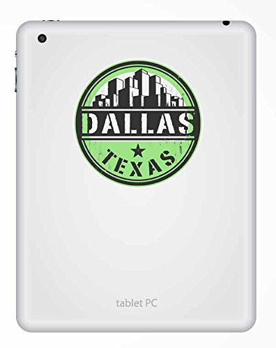 2 x Dallas Texas USA Sticker