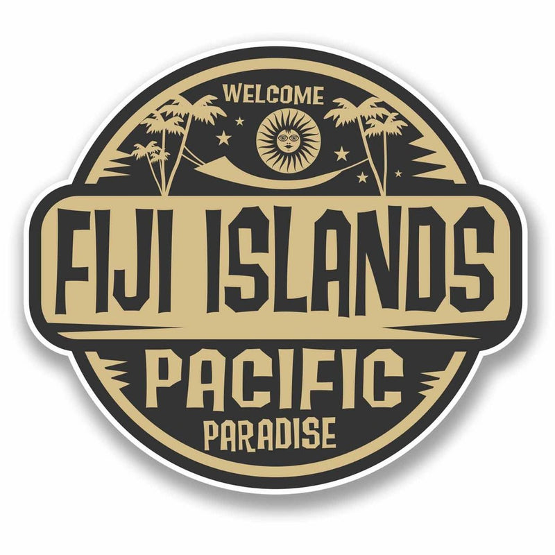 2 x Fiji Islands Sticker