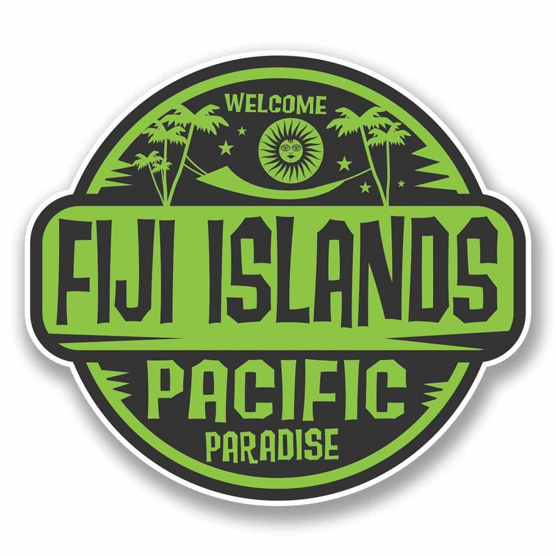 2 x Fiji Islands Sticker