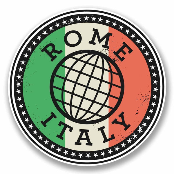 2 x Rome Italy Italia Vinyl Sticker #9842