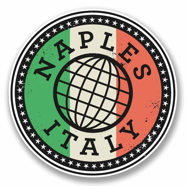 2 x Naples Italy Italia Vinyl Sticker #9843