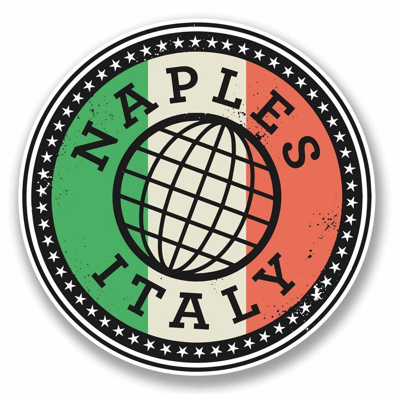 2 x Naples Italy Italia Vinyl Sticker