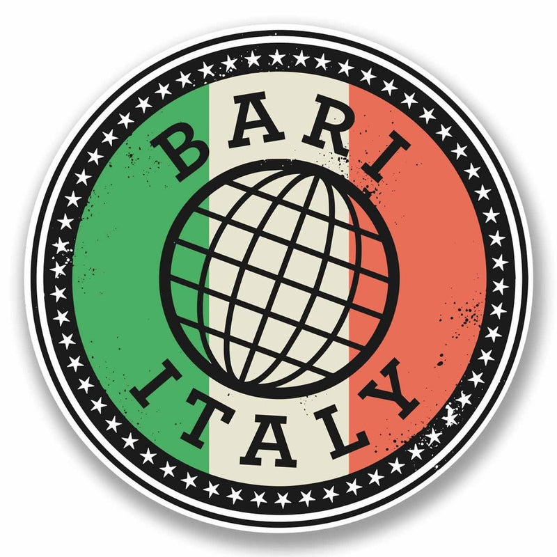 2 x Bari Italy Vinyl Sticker