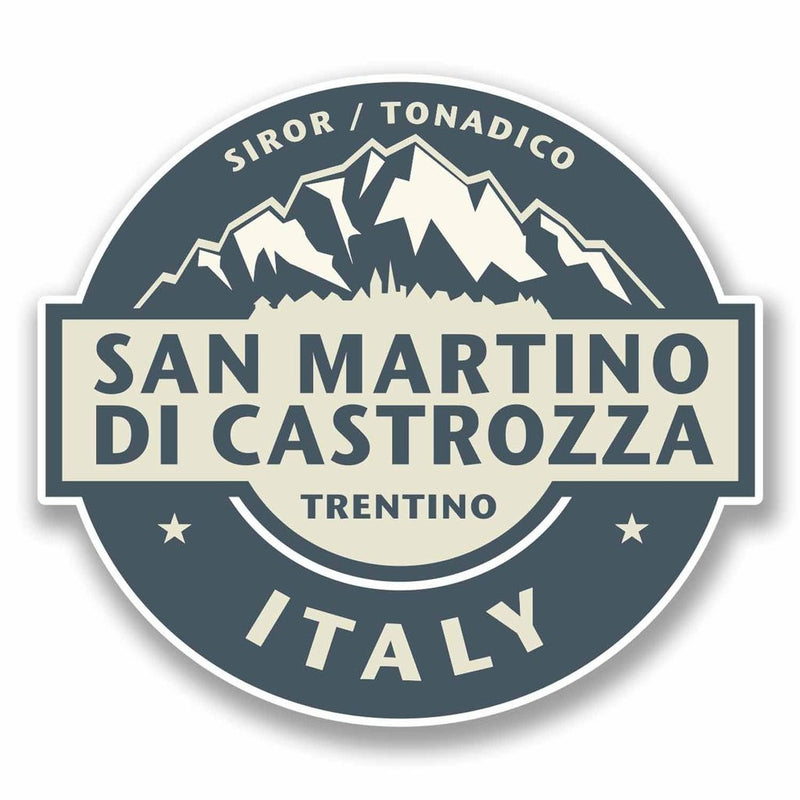 2 x Martino Italy Trentino Vinyl Sticker