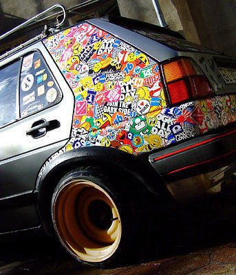Sticker Bomb Film Sticker Bomb Car Wrapping Air Channel Car Film Special -  Gloss